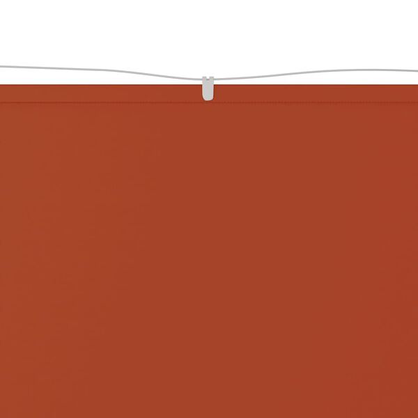 vidaXL Vertikal markise terrakotta 180x1000 cm oxfordstoff