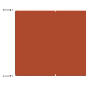 vidaXL Vertikal markise terrakotta 60x1000 cm oxfordstoff