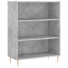 vidaXL Highboard betonggr&aring; 69,5x34x180 cm konstruert tre