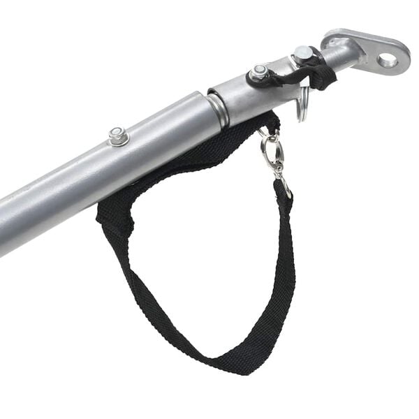 vidaXL Sykkeltilhenger svart og gul 65 kg