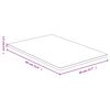 vidaXL Bordplate 40x60x1,5 cm bambus