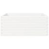 vidaXL Plantekasse hvit 110x110x46 cm heltre furu
