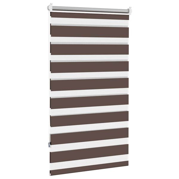 vidaXL Zebra Gardiner 90 x 150 cm Kaffe Farge