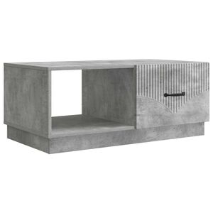 vidaXL Kaffebord Betonggr&aring; 90 x 50 x 37 cm Konstruert tre