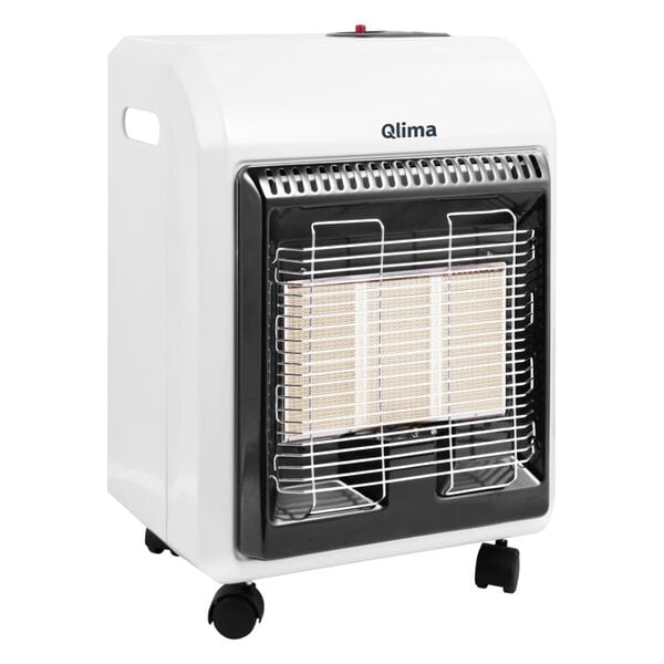 Qlima 2-i-1 Gassvarmeovn GH 741 RM 4,1 kW hvit