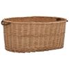 vidaXL Vedkurv med b&aelig;reh&aring;ndtak 78x54x34 cm naturlig seljetre