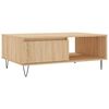 vidaXL Salongbord sonoma eik 90x60x35 cm konstruert tre