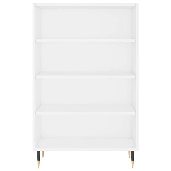 vidaXL Highboard hvit 57x35x90 cm konstruert tre