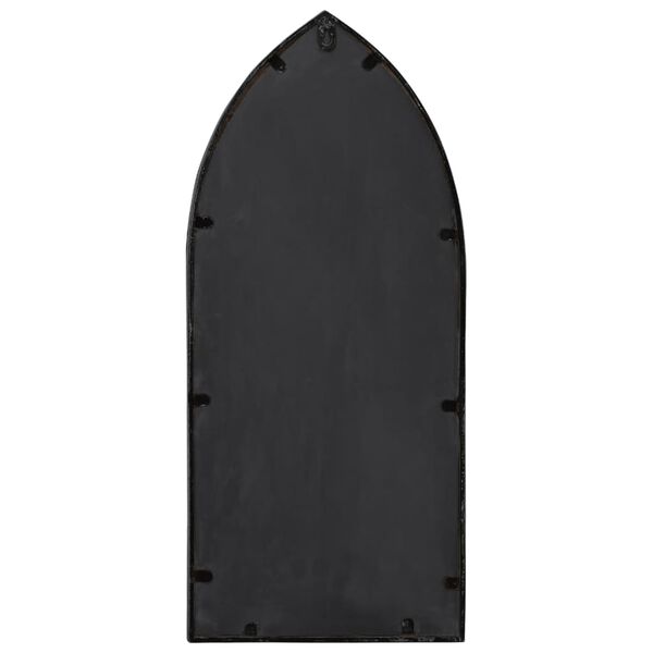 vidaXL Speil svart 70x30 cm for innendørs bruk jern