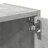 vidaXL Bokhylle betonggrå 40x24x77 cm konstruert tre