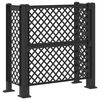 vidaXL S&oslash;ppelb&oslash;tte espalier Antrasitt 123 x 47 x 114 cm PP