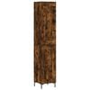 vidaXL Highboard r&oslash;kt eik 34,5x34x180 cm konstruert tre