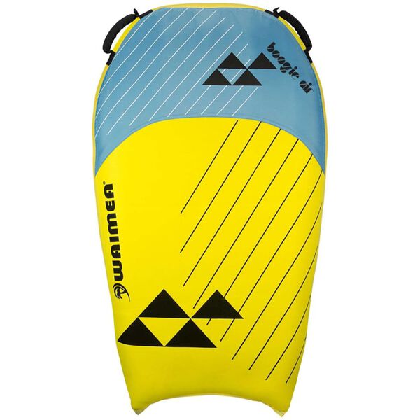 Waimea Oppbl&aring;sbart bodyboard Boogie Air gul og bl&aring; PVC 52WF-GEB-Uni