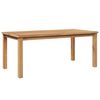 vidaXL Kaffebord Brun 110 x 55 x 45 cm Massivt Teaktre