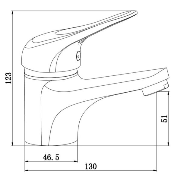 SCH&Uuml;TTE Vaskekran PORTO krom