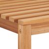 vidaXL Hagespisegruppe 4 deler heltre teak