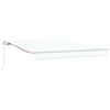 vidaXL Uttrekkbar markise Hvit 300 x 250 x 165 cm