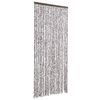 vidaXL Insektgardin 90x220 cm brun og beige
