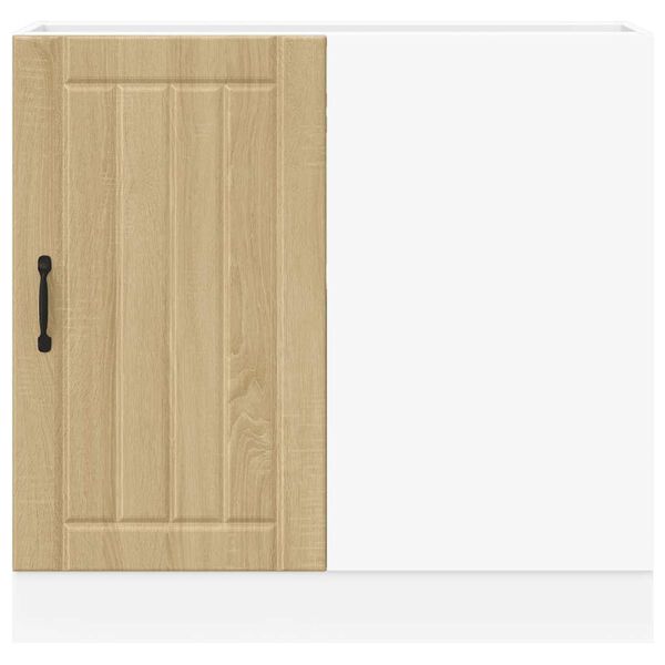 vidaXL Kj&oslash;kkenskap Lucca sonoma eik konstruert tre