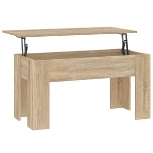 vidaXL Salongbord sonoma eik 101x49x52 cm konstruert tre