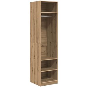 vidaXL Garderobeskap Artisan Eik 50 x 50 x 200 cm Konstruert tre