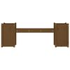 vidaXL Plantebenk honningbrun 180x36x63 cm heltre furu