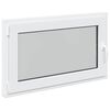 vidaXL Kj&oslash;levindu RISOR 100 x 60 cm PVC og glass Hvit