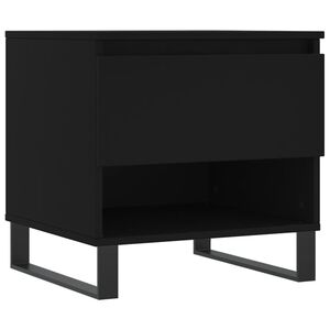 vidaXL Salongbord svart 50x46x50 cm konstruert tre