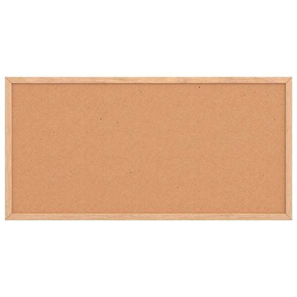 vidaXL Korktavle med ramme i heltre furu 60x30 cm