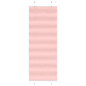 vidaXL pliss&eacute;gardin Rosa 75x200 cm Stoff Bredde 74,4 cm Polyester
