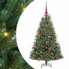 vidaXL Kunstig sammensatt juletre Gr&oslash;nn 120 cm PVC og metall