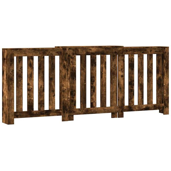 vidaXL Radiatordeksel r&oslash;kt eik 205x21,5x83,5 cm konstruert tre