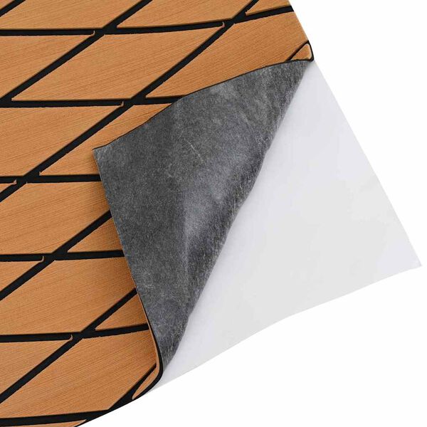 vidaXL Båt Gulv Brunt og svart 190 x 70 cm EVA skum