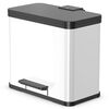 Hailo Pedalb&oslash;tte Oko Duo Plus st&oslash;rrelse L 17 L+9 L hvit 0630-230