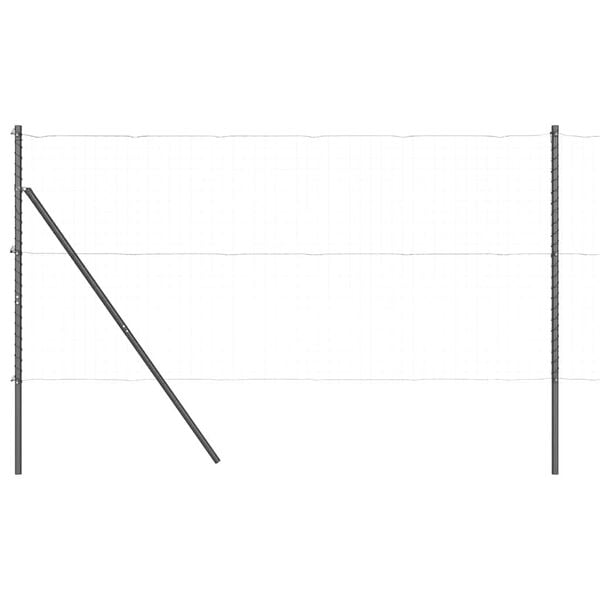 vidaXL Gjerdepåle Annet 52 pcs Grå 3,2 x 3,2 x 150 cm Stål