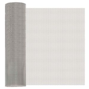 vidaXL Maskeskjerm 40 x 1000 cm 8 Mesh Rustfritt st&aring;l 201 S&oslash;lv