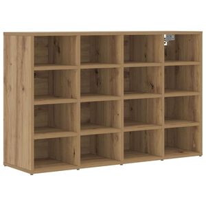 vidaXL Sko Skap 103 x 30 x 67 cm Konstruert tre Artisan eik