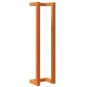 vidaXL H&aring;ndklestativ voksbrun 23x18x90 cm heltre furu