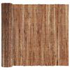 vidaXL Barkgjerde Brun 400 x 125cm Bark