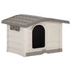 vidaXL Hundehus beige og brun 89x75x62 cm
