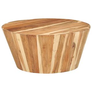 vidaXL Salongbord &Oslash;65x31 cm heltre akasie