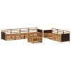 vidaXL Utend&oslash;rs sofa-sett 8 pcs Naturlig 79 x 79 x 37 cm