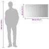 vidaXL Baderomsspeil med LED 90x50 cm
