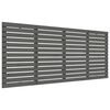 vidaXL Veggmontert sengegavl gr&aring; 156x3x91,5 cm heltre furu