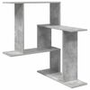 vidaXL Vegghylle Betonggr&aring; 67 x 67 x 87 cm Konstruert tre