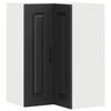 vidaXL Oppvaskmaskin-panel Kalmar Svart 57 x 57 x 80 cm Konstruert tre