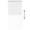 Rullegardin Blackout 60 x 120 cm Hvit