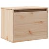 vidaXL Veggskap 45x30x35 cm heltre furu