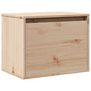 vidaXL Veggskap 45x30x35 cm heltre furu