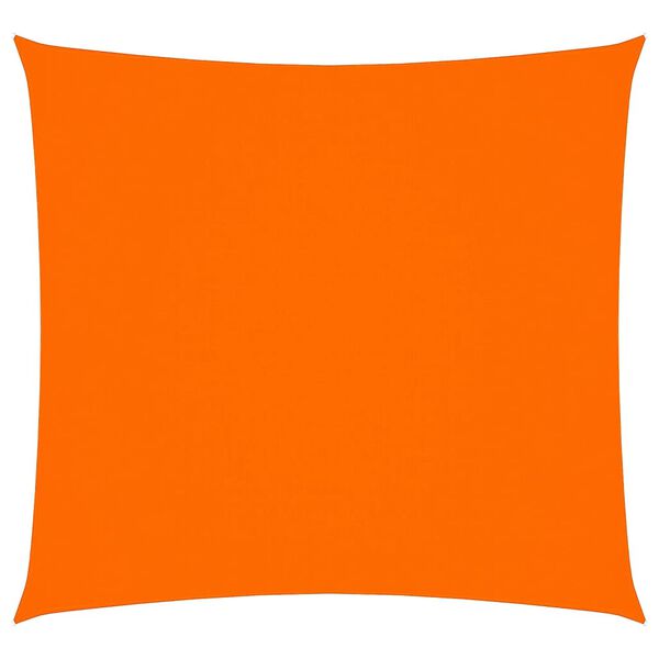 vidaXL Solseil oxfordstoff firkantet 3,6x3,6 m oransje